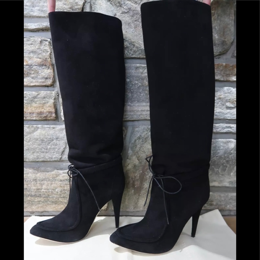 Loflier and Randall, Italian Suede ladies boots 👢size 9